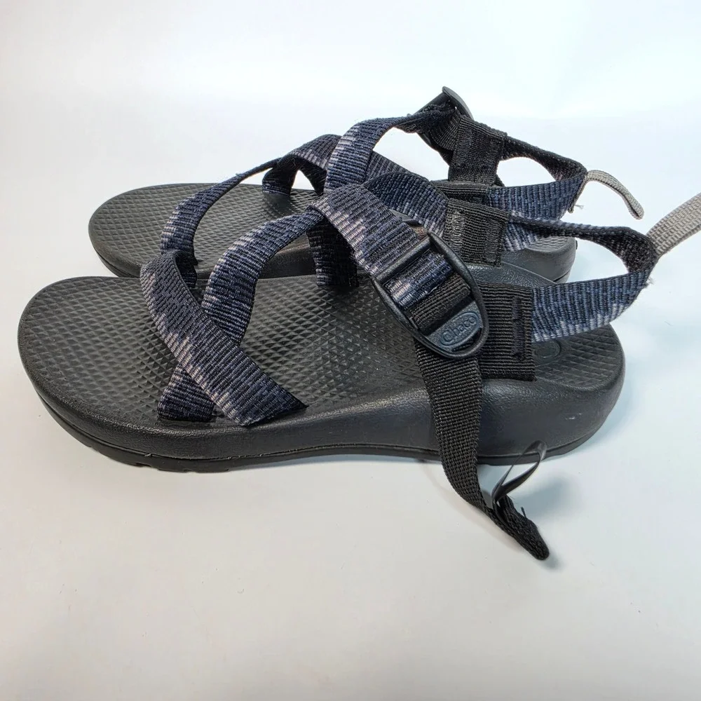 Chaco Z/1 EcoTread Sandals Kids 4 Amp Navy Strappy Outdoor Hiking
